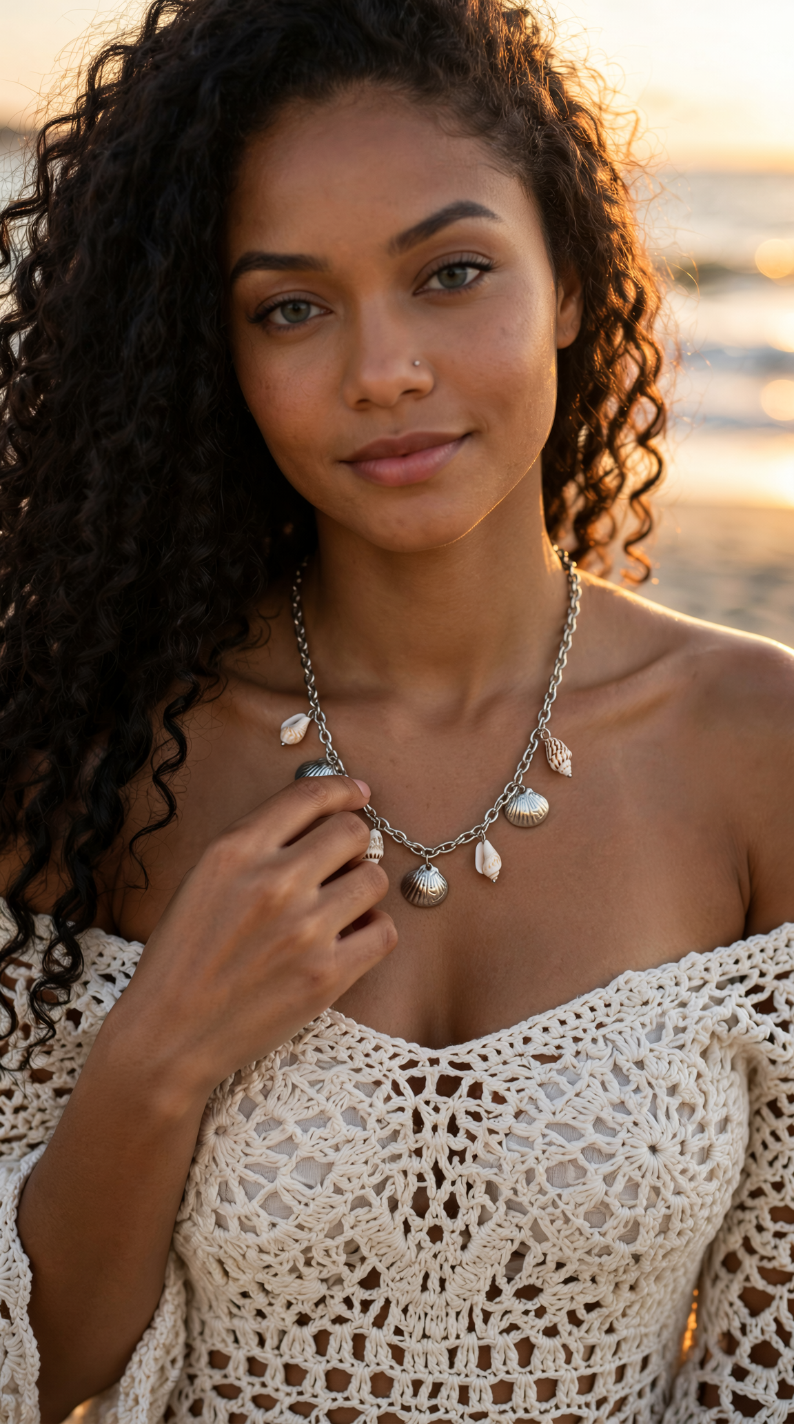 Collier Coquillages Argent