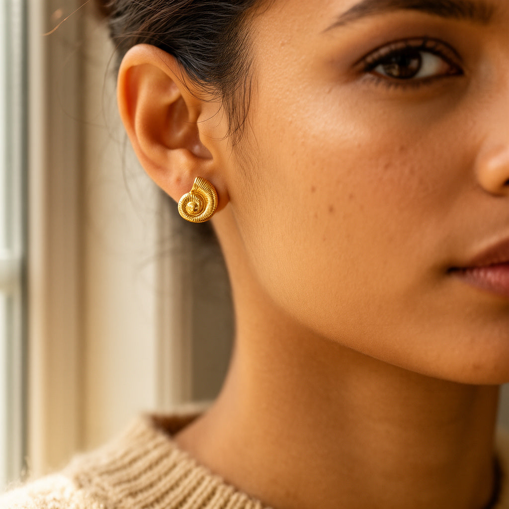 Boucles d'oreilles Conques