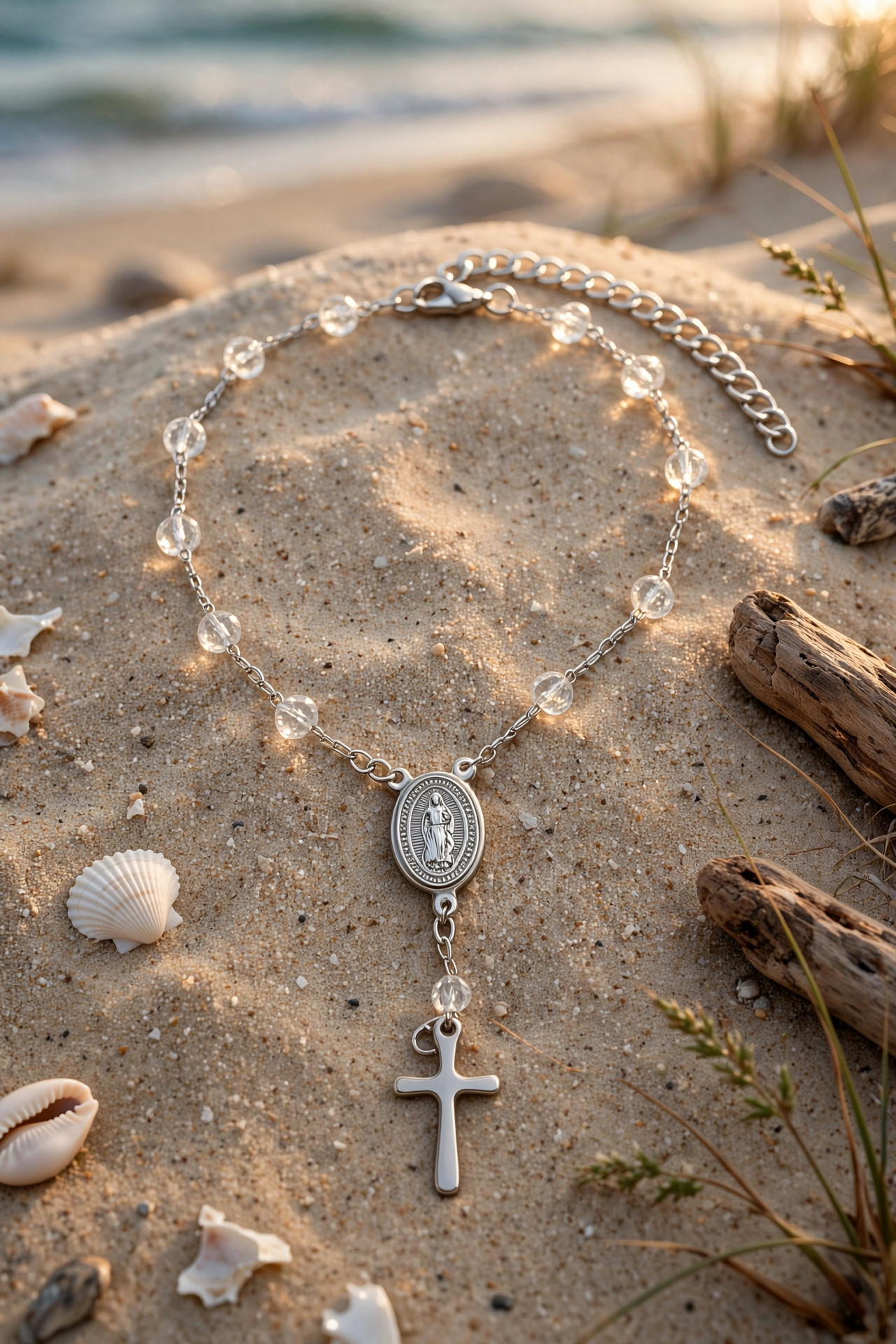 Bracelet Croix Argent