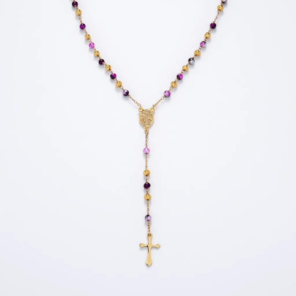 Collier Croix Doré