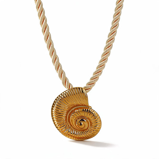 Collier Conque Doré