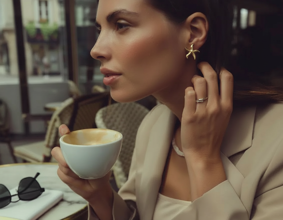 Boucles d'oreilles Étoile de Mer