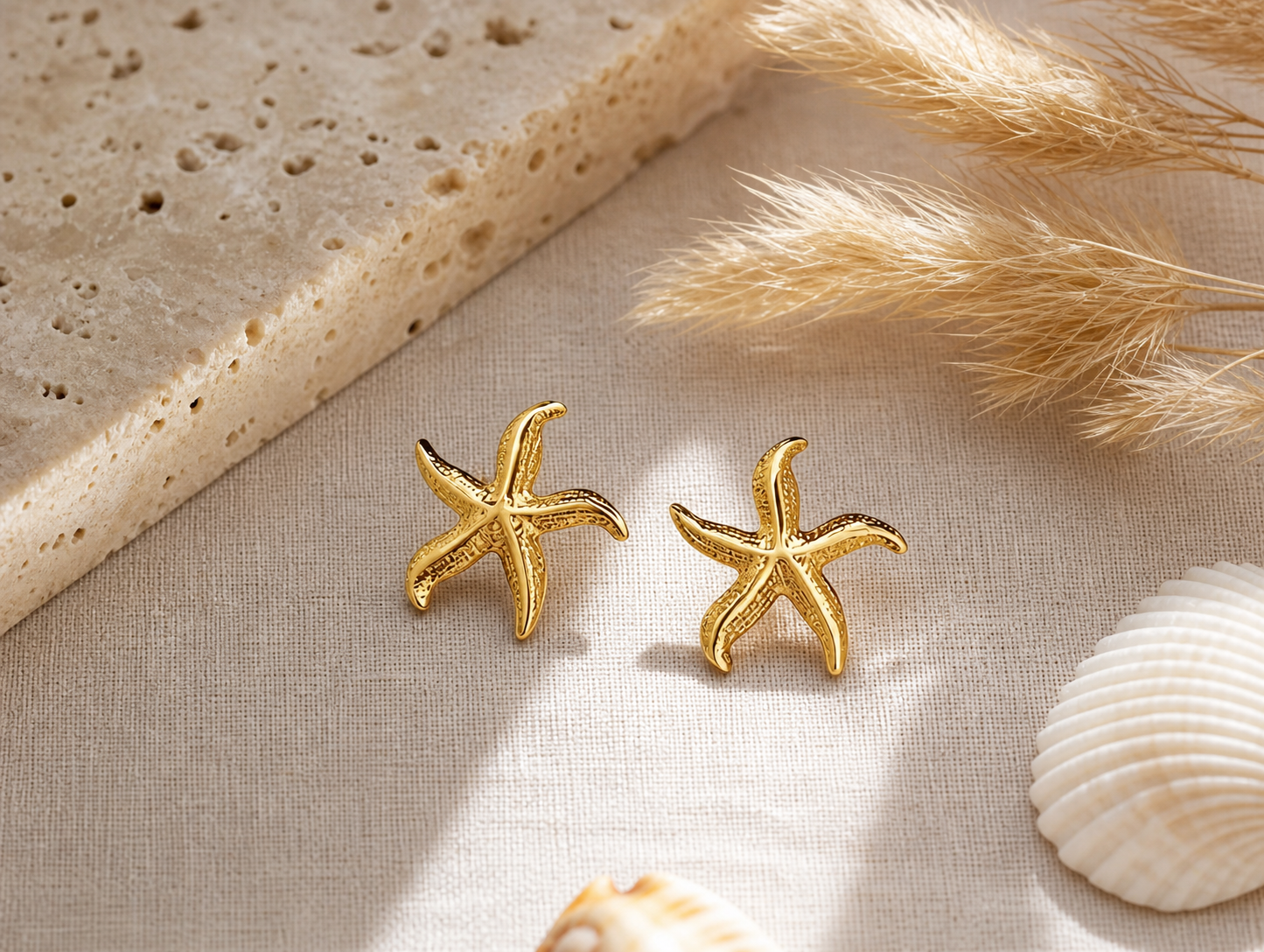 Boucles d'oreilles Étoile de Mer